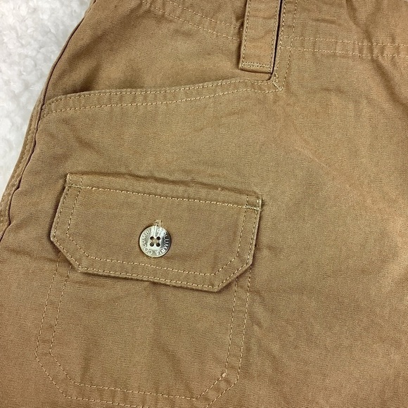COLUMBIA CARGO UTILITARIAN KHAKI HIKING SHORTS - Picture 5 of 5